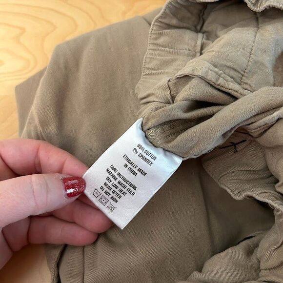 Cove USA Pants Mens 36 Cinch Waist Chino Brown Cotton Blend Stretch Comfort - Picture 9 of 9